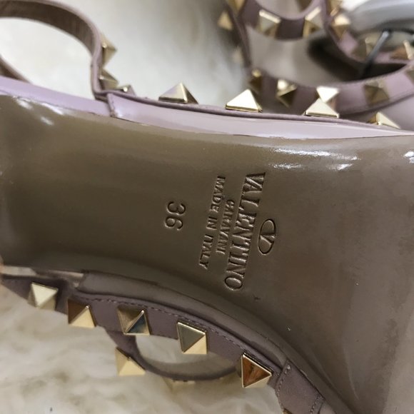 VALENTINO GARAVANI Rockstud leather caged Pumps size 36 oritq - Picture 5 of 6